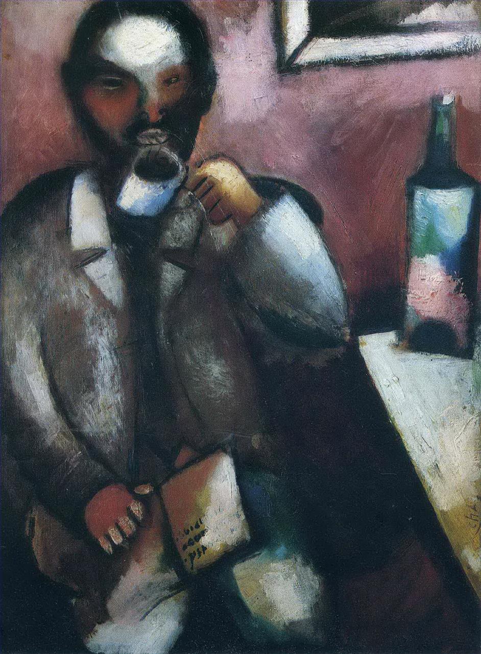 Mazin le Poète contemporain de Marc Chagall Peintures à l'huile